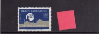 TURCHIA - TURKÍA - TURKEY 1967 CONGRESSO GRANDI DIGHE -CONGRESS OF INTERNATIONAL LARGE DAMS COMMISSION MNH - Unused Stamps
