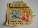 Petit Colis ,colis Postaux ; Fragment Avec 2 Timbres SNCF:0.30 & 4.00 Griffe Linéaire ST GALMIER VEAU (che) - Storia Postale