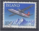 ICELAND 1978 50th Anniv Of Domestic Flights. - 100k. Fokker F.27 Friendship TF-F1K FU - Used Stamps