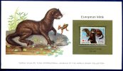 FINLANDE 1982 Superbe CARTE Collection WWF EUROPEAN MINK CROIX ROUGE  Avec Timbre  Neuf**sans Charnière  / 33NAT - Ungebraucht