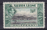 Sierra Leone 1938 Mi. 151     ½ P King König George VI. & Freetown From The Harbour MH* - Sierra Leone (...-1960)