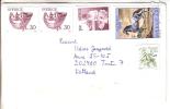 GOOD SWEDEN Postal Cover To ESTONIA 1990 - Good Stamped: Handwork ; Art ; Horse - Lettres & Documents