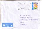 GOOD BELGIUM Postal Cover To ESTONIA 2012 - Good Stamped: Flowers - Brieven En Documenten