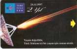 TARJETA DE TURQUIA DE UNA ANTENA PARA SATELITE 100 UNITS - Astronomy