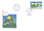 Hungary 1997 FDC Scouting - Brieven En Documenten