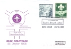 Austria 1995 Cover With Special Cancel Street Of Graz Call After Baden-Powell - Cartas & Documentos