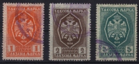 Yugoslavia - Revenue, Tax Stamps - LOT - 1934 - Service