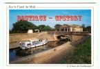 11 - SALLELES D'AUDE - CANAL Du MIDI à L'Ecluse De Gailhousty - Bateau Vedette De Tourisme - Dos Scané - Salleles D'Aude