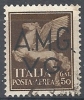 1945-47 TRIESTE AMG VG USATO POSTA AEREA 50 CENT - RR10089 - Oblitérés