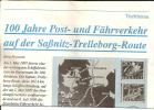 Deutschland. Fährpost Nach Und Von Dänemerk, Schweden Ab 1897 Auf 4 DIN A 4 Seiten - Poste Maritime & Histoire Postale