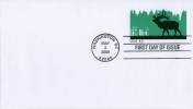 Entier Postal Sur Enveloppe Avec Timbre "Elan" Et Oblit. PJ Washington 2 Mai 2008 - Format 92 X 166 Mm - 2001-10