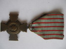 Croix Du Combattant   WW2 MEDAILLE REPUBLIQUE FRANCAISE - Frankrijk