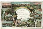 Gempen Litho 1899 Dornach, Arlesheim, Birseck, Bad Schauenburg,  Longue Vue - Dornach