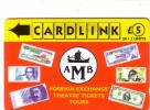 GB UK CARDLINK EXCHANGE CHANGE BILLETS BANQUE BANK NOTES 5£ UT - Timbres & Monnaies