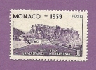 MONACO TIMBRE N° 197 NEUF AVEC CHARNIERE JEUX UNIVERSITAIRES LE STADE LOUIS II ET LE ROCHER - Neufs