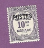 MONACO TIMBRE N° 141 NEUF AVEC CHARNIERE TIMBRE TAXE SURCHARGE - Nuovi