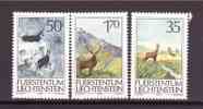 LIECHTENSTEIN 1986  Unificato Cat. N° 848/50  Perfect Mint Never Hinged ** - Gibier