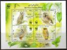 Iran Scott New Issue, MNH, 2011 Issue, Native Owl, A Single Souvneir Sheet WWF Emblem.  Everything We Sell Is 99 Cents - Iran