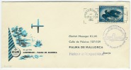 Airmail  1e KLM Vlucht 26 April 1956 Amsterdam - Palma De Majorca - Lettres & Documents
