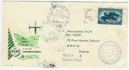 Airmail  1e KLM Vlucht 29 Juni 1956 Amsterdam - Sofia  Retour à L'expéditeur - Storia Postale