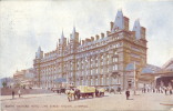 AK Liverpool Ca. 1920 North Western Hotel Lime Street Station Kutsche Horse-drawn Carriage - Liverpool