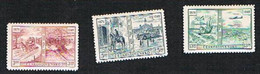 CECOSLOVACCHIA (CZECHOSLOVAKIA) - YVERT 498.500- 1949 75^ ANNIV. UPU  - NUOVI (MINT) ** - Unused Stamps