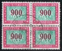 Italia Segnatasse 1984/92 "Stelle"  Quartina   £. 900 Usato Sicuro - Postage Due