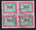 Italia Segnatasse 1984/92 "Stelle"  Quartina   £. 900 Usato Sicuro - Portomarken