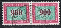 Italia Segnatasse 1984/92 "Stelle"  Coppia   £. 900 Usato Sicuro - Impuestos