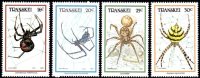 Transkei - 1987 Spiders Set (**) # SG 205-208 , Mi 206-209 - Arañas