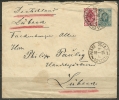 ESTLAND 1895 Estonie Estonia Russie Russland RAKKE To LÜBECK Deutschland - Cartas & Documentos