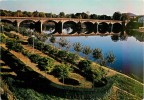 CPSM Pont Du Château-Le Plan D'eau Et Les Jardins   L1024 - Pont Du Chateau