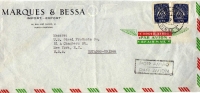 Carta , Aérea, S.Benito 1948, Portugal, Cover - Briefe U. Dokumente