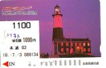 Carte Prépayée Japon * PHARE (347b) Telefonkarte Japan LEUCHTTURM * VUURTOREN LIGHTHOUSE LEUCHTTURM FARO FAROL Phonecard - Lighthouses