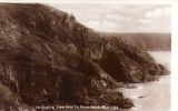 Cpa Guernsey, Le Gouffre, View From La Moye Point - Guernsey