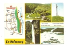 Cp, Carte Géographique, Paysages Du Valmorey, Multi-Vues, Voyagée (non Oblitérée) - Landkarten