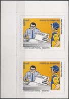 BRAZIL - PAIR DEFINITIVES: POSTAL COMMUNICATIONS REGISTRATION (SELF-ADHESIVE, NEW PERFORATION "BR") 2011 - MNH - Nuovi