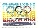 1992 - Francia 2760 Sedi Olimpiche    ------- - Hiver 1992: Albertville