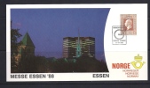 Carte Maximum Norvège, Exposition Philatélique ,messe Essen 88,14-17-7-1988 - Tarjetas – Máximo