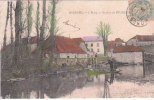 Carte Postale Ancienne De L´Isère - Morestel - L'Etang Et Le Hameau De Thuile - Morestel
