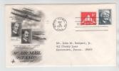 USA FDC Kitty Hawk 15-5-1971 9 C. Air Mail Stamp Withy Art Craft Cachet The Wright Brothers - 1971-1980