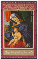 Burundi 1972 Scott C167 Sello * Navidad Christmas Madonna & Child De Lorenzo Lotto 40F Burundi Stamps Timbre Briefmarke - Ungebraucht