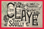 Souvenir De CLAYE SOUILLY. (grosses Lettres) - Claye Souilly