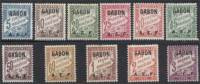 GABON - POSTAGE DUE STAMPS  OVPT - POST TAX  - MLH/MNH - 1928 - Other & Unclassified