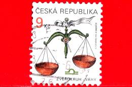 Repubblica CECA - CESKA - Usato - 1999 - Segni Zodiacali - BILANCIA - Zverokruh Vahy - 9 - Gebruikt