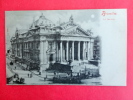 Belgium > Brussels   La Bourse ---- 1900 Postcard Undivded Back ------ ------- -- Ref 472 - Museums