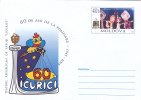 PUPPET THEATRE, 2005, COVER STATIONERY, ENTIER POSTAL, UNUSED, MOLDOVA - Dolls