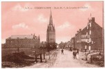 CPA Steenvoorde, Ecole N.D. De Lourdes Et Clocher (pk4273) - Steenvoorde