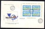 HORSE, DILLIGENCE, MOTO, 2X, 1979, COVER FDC, ROMANIA - Stage-Coaches