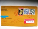 Registered Cover Sent From USA To Lithuania, Bicentennial Senate - Brieven En Documenten